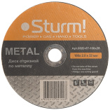 Ручной инструмент Диск отрезной по металлу STURM 9020-07-180х16